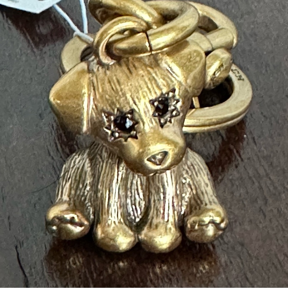 Coach Creatures Puppy Bag Charm Keychain NWT - Picture 6 of 11